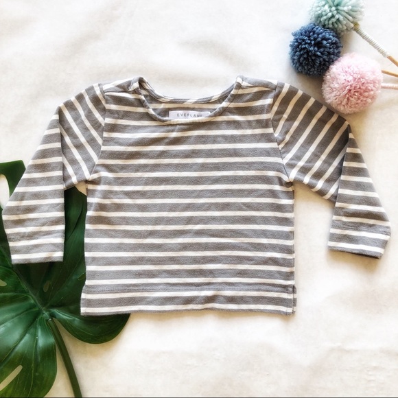 Everlane Other - Everlane Grey And White Girls Sweatshirt Size 3T